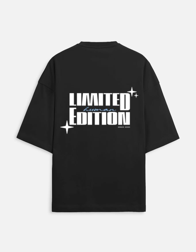 Shadow Mark Tee Black Back – Limited Edition • Human Back Print