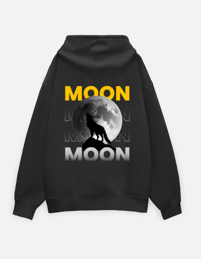 Mid Knight Hoodie Black Back – Bold Statement Back Print