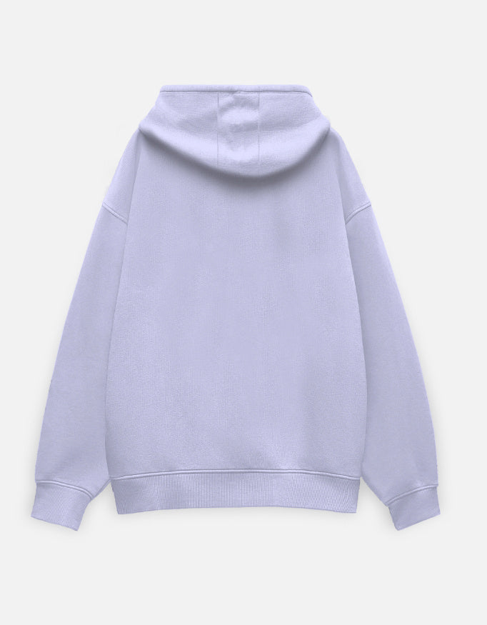 Heavy Chill Hoodie Lavender Back – Clean Minimal Back